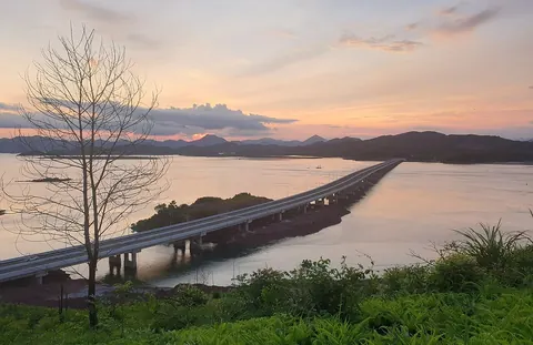 Cầu Vân Tiên trên tuyến Vân Đồn – Móng Cái