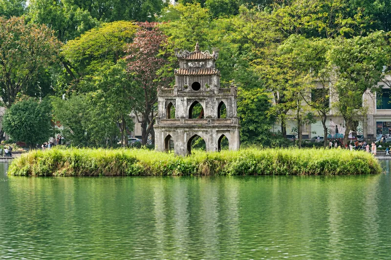 Tháp Rùa giữa hồ Hoàn Kiếm, Hà Nội