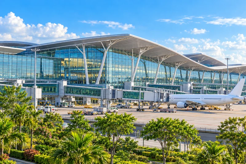 Nhà ga và máy bay — ảnh minh họa tuyến Nội Bài